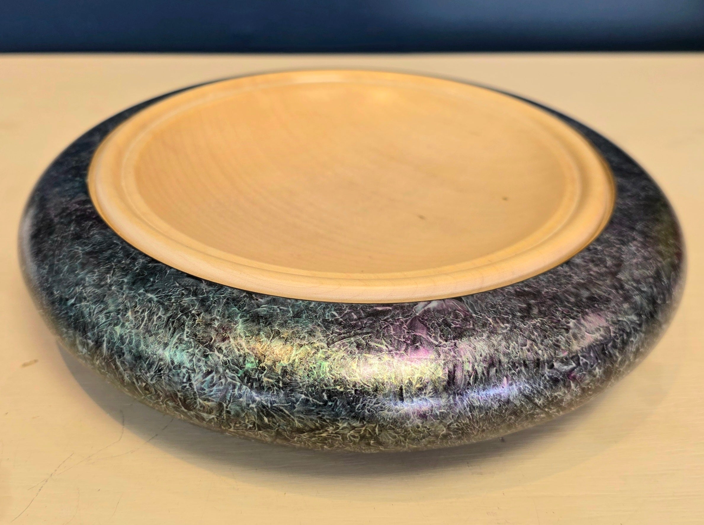 Ravi's Wood Turning - Disc Bowl - Primrose Gallery and Framing 