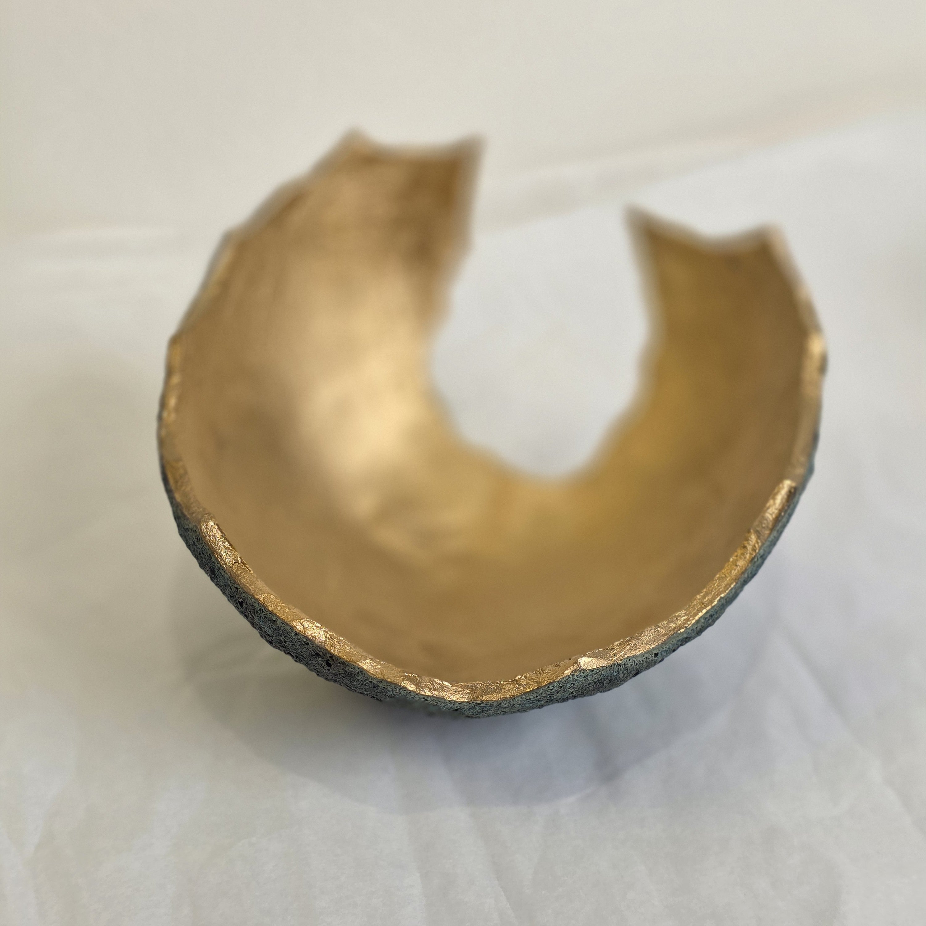 Emma Saul - Fragility Egg textured Ceramic Bowl, Small 2