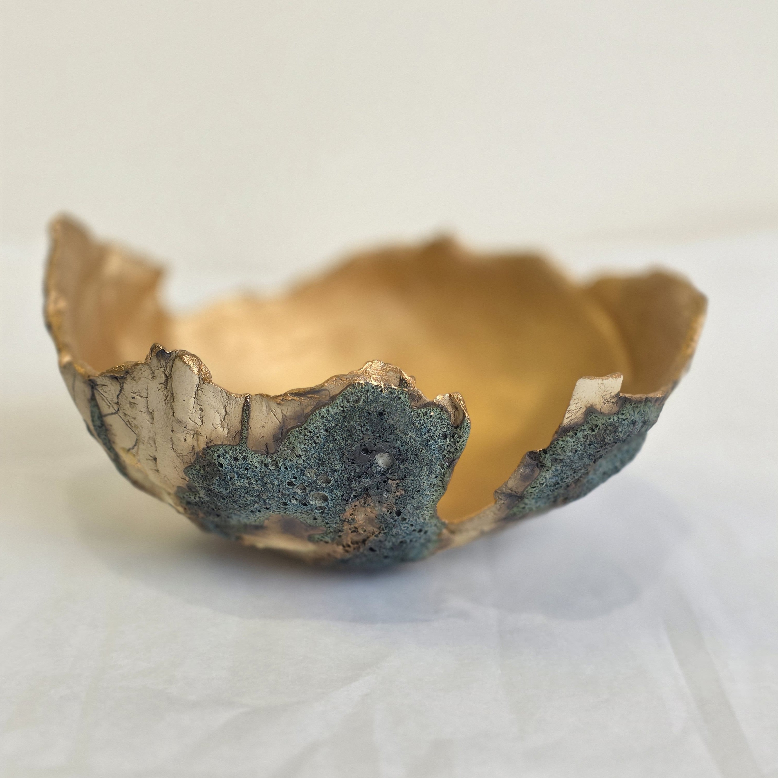 Emma Saul - Fragility Egg textured Ceramic Bowl, Small 3