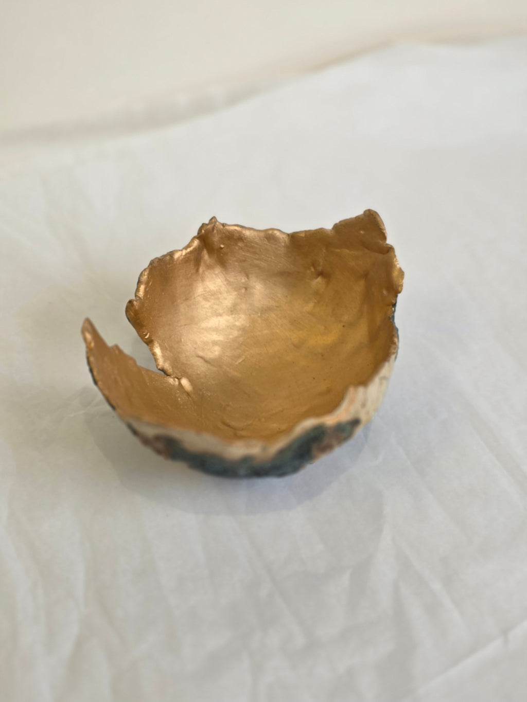 Emma Saul - Fragility Egg textured Ceramic Bowl, Small 3
