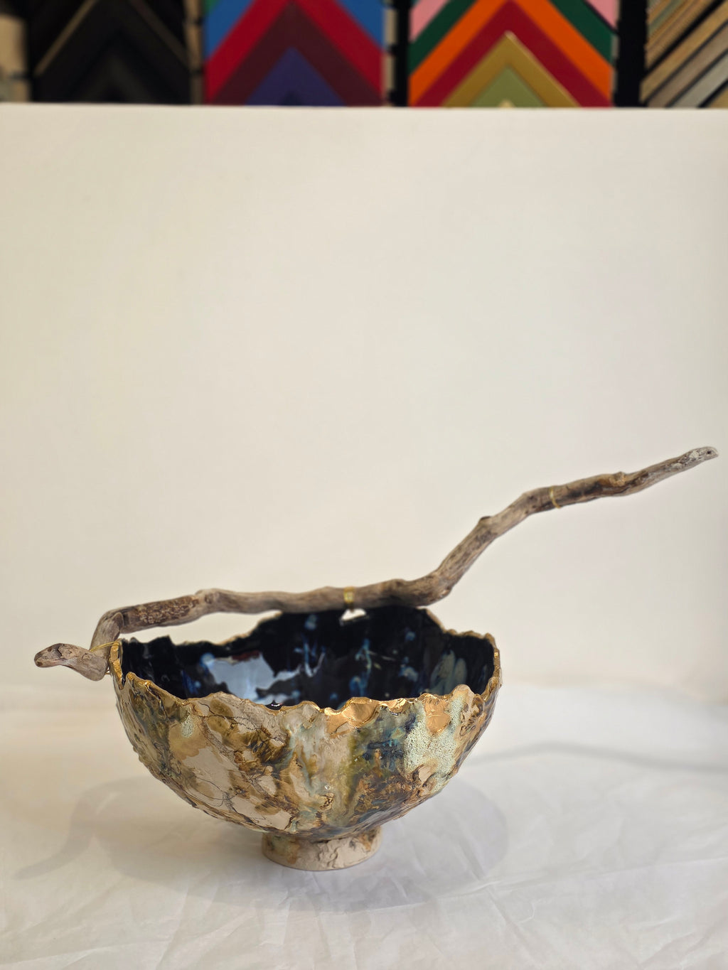 Emma Saul - The Universe Inside Textured Ceramic Bowl, Large
