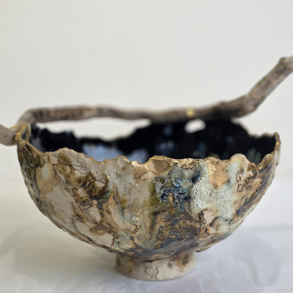 Emma Saul - The Universe Inside Textured Ceramic Bowl, Large
