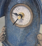 Stonesplitter - Small Blue Raku Clock