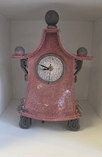 Stonesplitter - Medium Pink Raku Clock