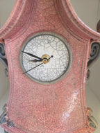 Stonesplitter - Medium Pink Raku Clock