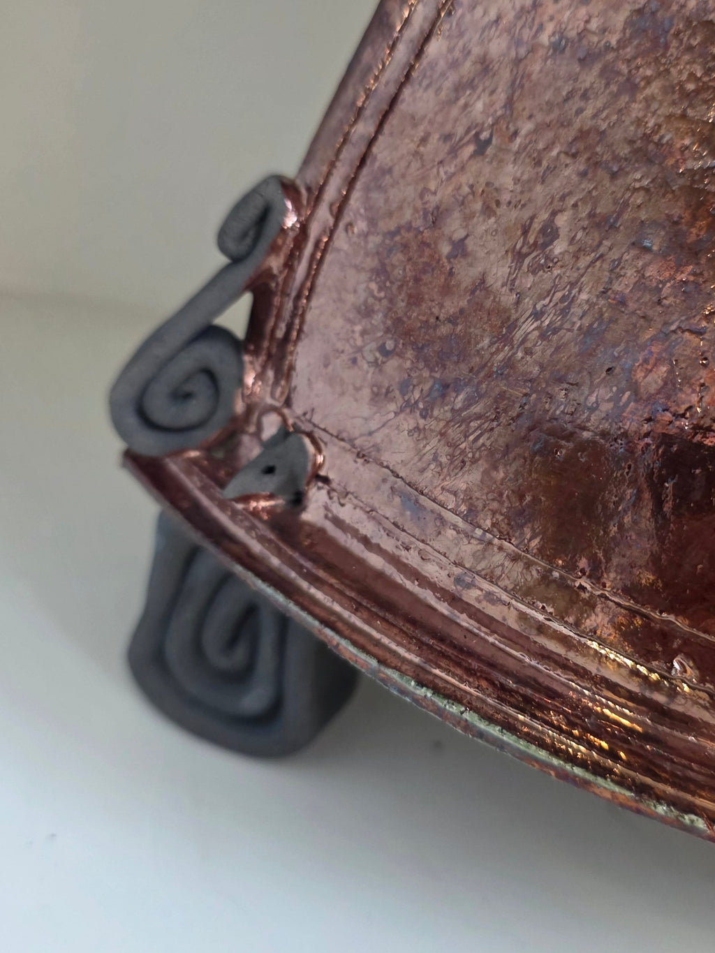 Stonesplitter - Medium Copper Raku Clock