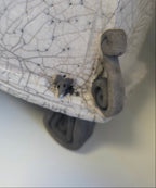 Stonesplitter - Medium White Raku Clock