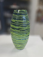 Bob Crooks- Bound Glass Vase, Hand blown in Britain