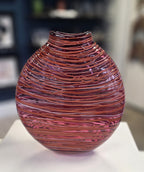 Bob Crooks- Bound Glass Vase, Hand blown in Britain