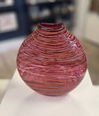 Bob Crooks- Bound Glass Vase, Hand blown in Britain