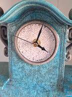 Stonesplitter - Medium Turquoise Raku Clock