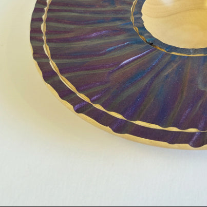Ravi's Wood Turning - Carved Bowl