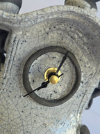 Stonesplitter - Small White Raku Clock