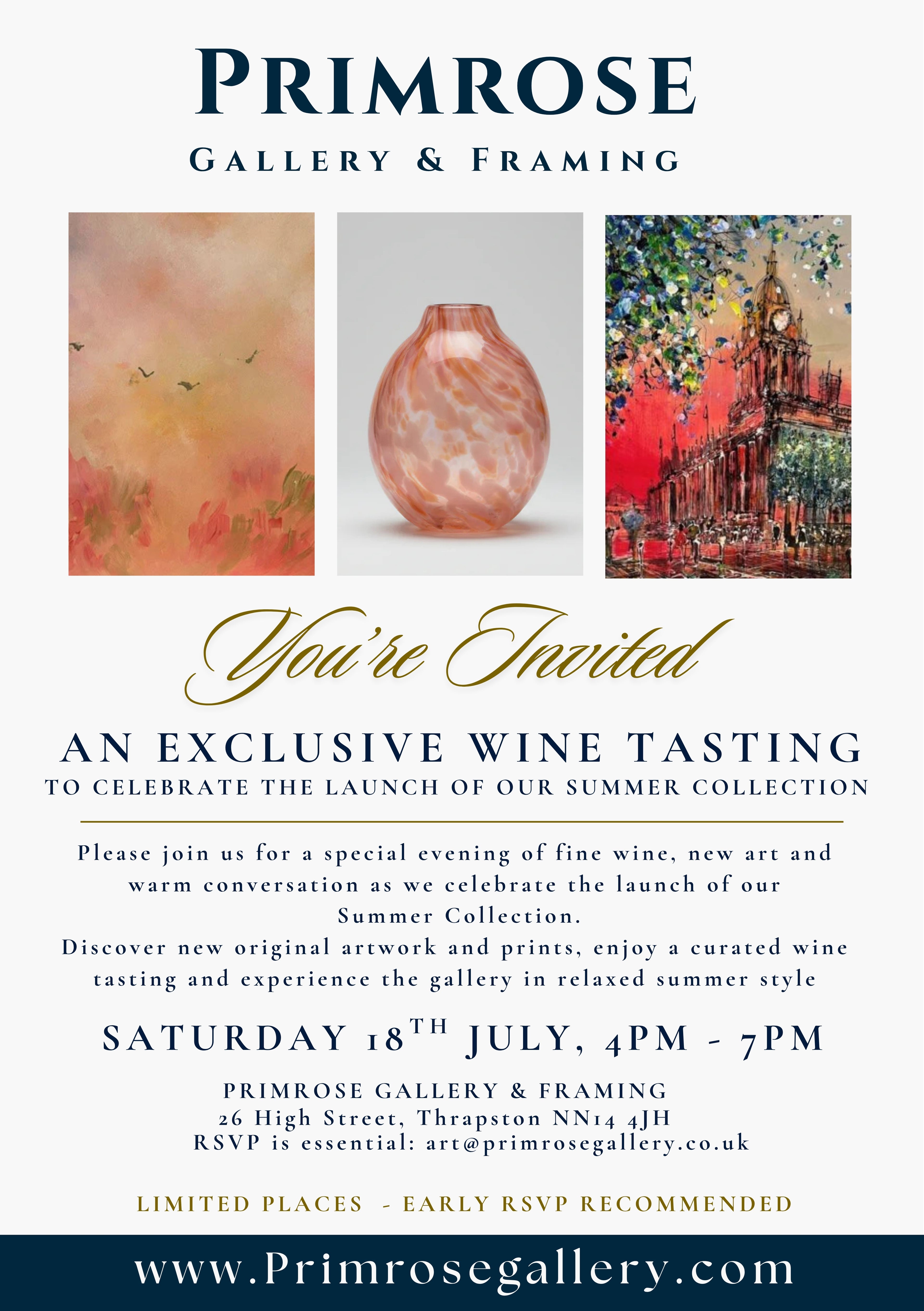 VIP Wine Tasting & Summer Collection Launch