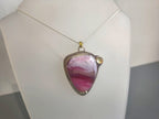 Tracy Chamberlain - Hibiscus Statement Silver Necklace - Primrose Gallery and Framing 
