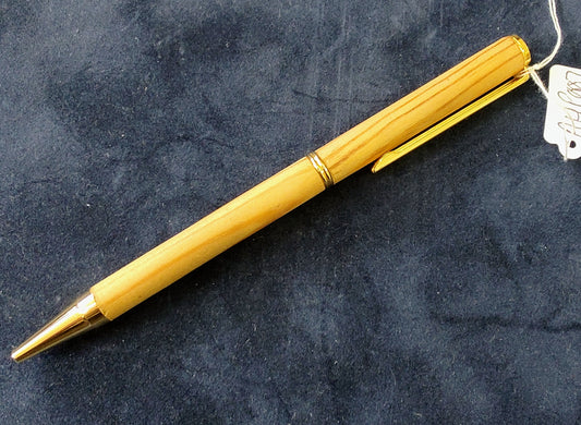 Andy Harris- Pale Wooden Hand Turned Luxury Pen
