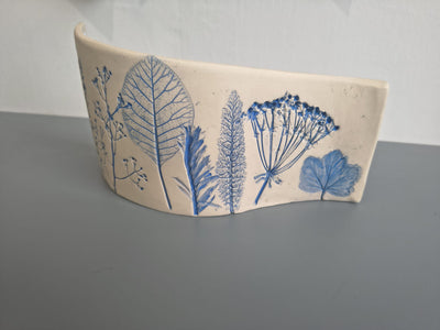 Dawn Isaac- Nature Inspired Curved Ceramic Sculpture - Primrose Gallery and Framing 