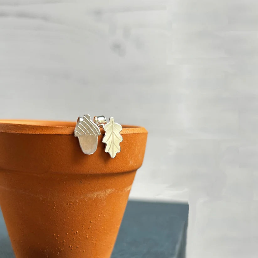 Zoe Ruth - Acorn and Oak Leaf Studs