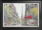 Nigel Cooke - City of Love, Framed Original Mixed Media - Primrose Gallery and Framing 
