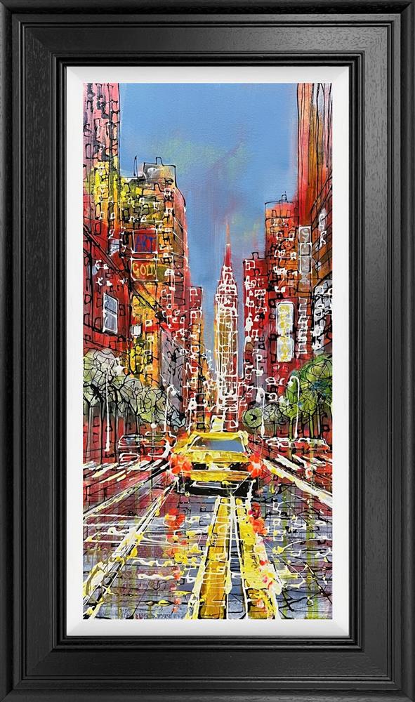 Nigel Cooke - Driving down Fifth Original Mixed Media