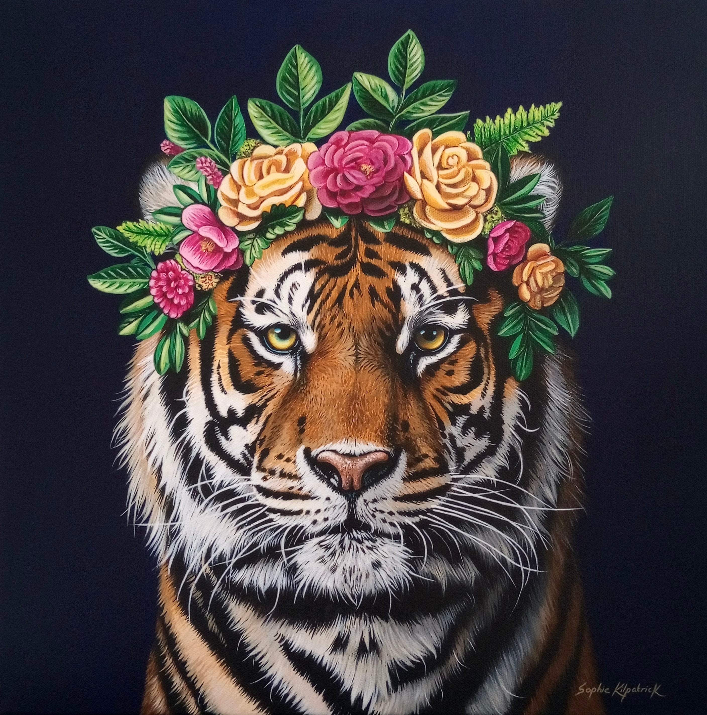 Sophie Bliss Kilpatrick - Empress Camellia Giclee Print