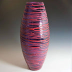 Bob Crooks- Bound Glass Vase, Hand blown in Britain