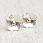 Zoe Ruth- Silver Flower Studs