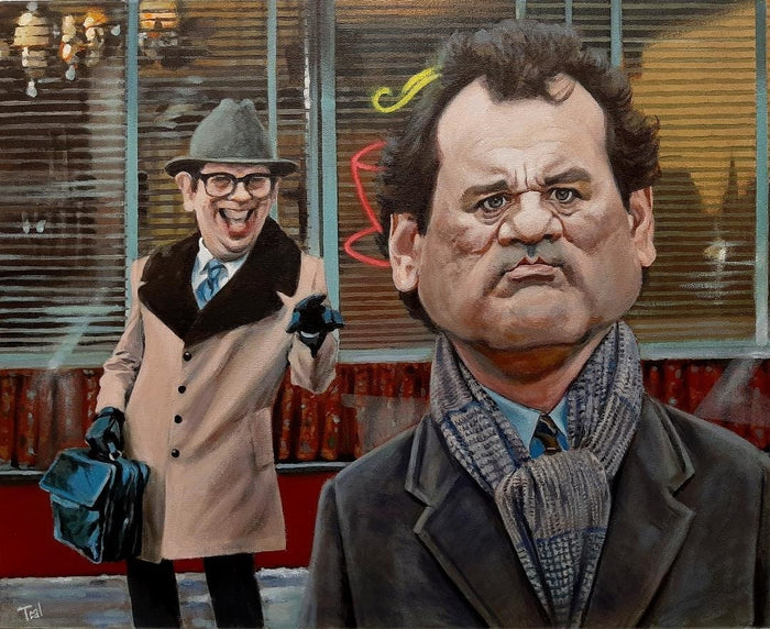 Adrian Teal- Groundhog Day, Limited Edition Giclee Print