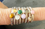 Zoe Ruth- Silver Gemstone Stacking Ring - Primrose Gallery and Framing 