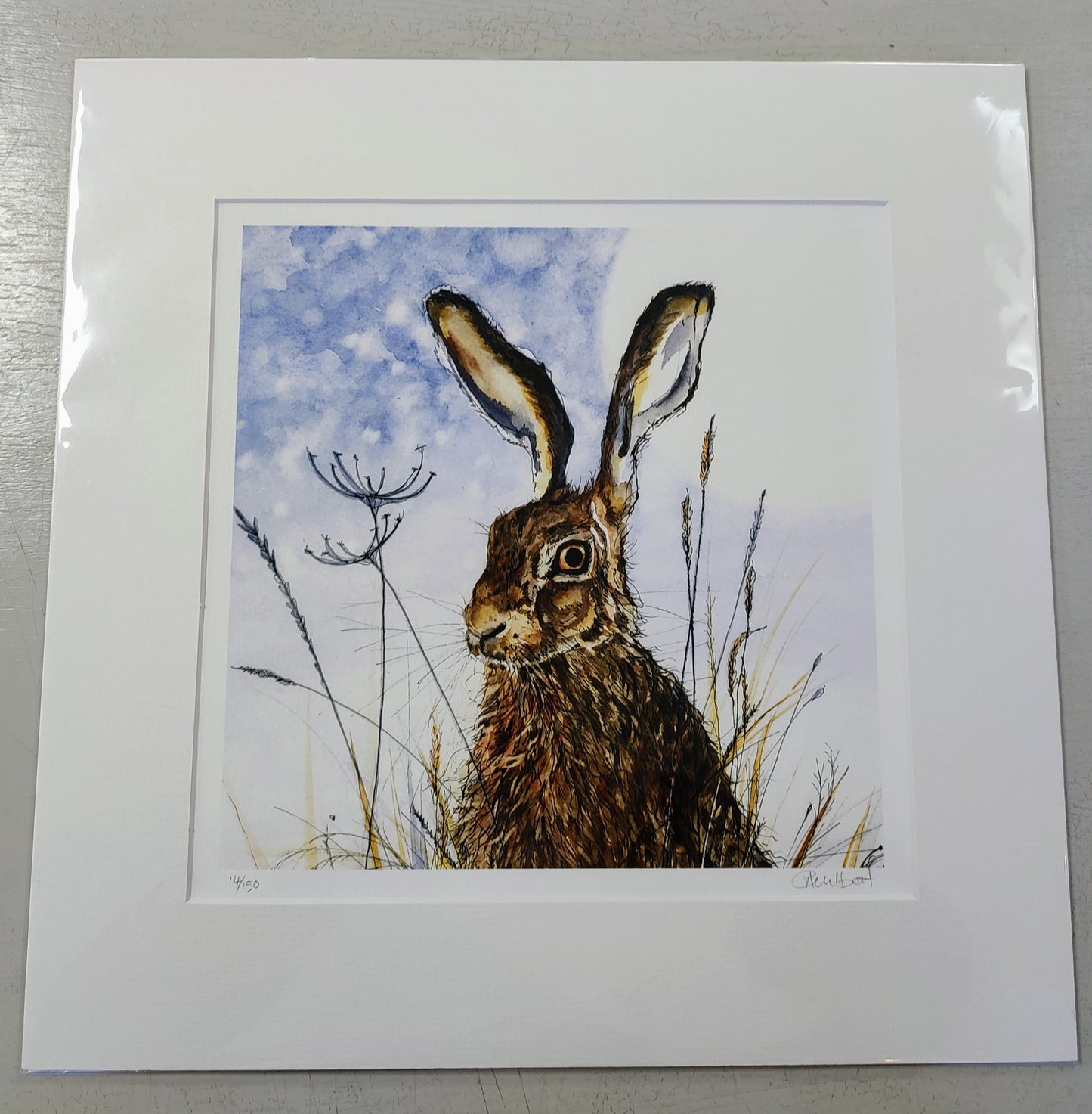 Anne Gilbert- Mystic Hare, Limited Edition Print