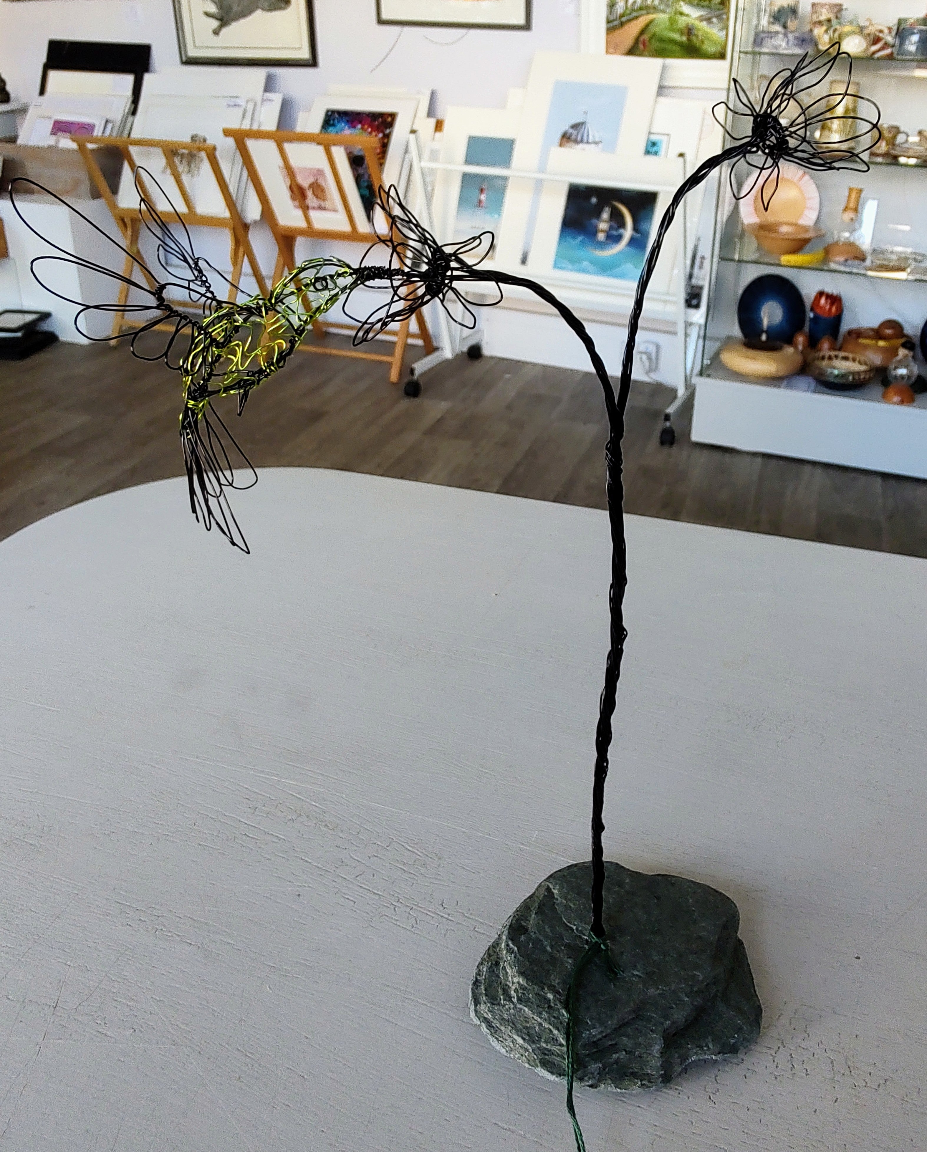 Laura Partington-Hummingbird on Stem - Primrose Gallery and Framing 