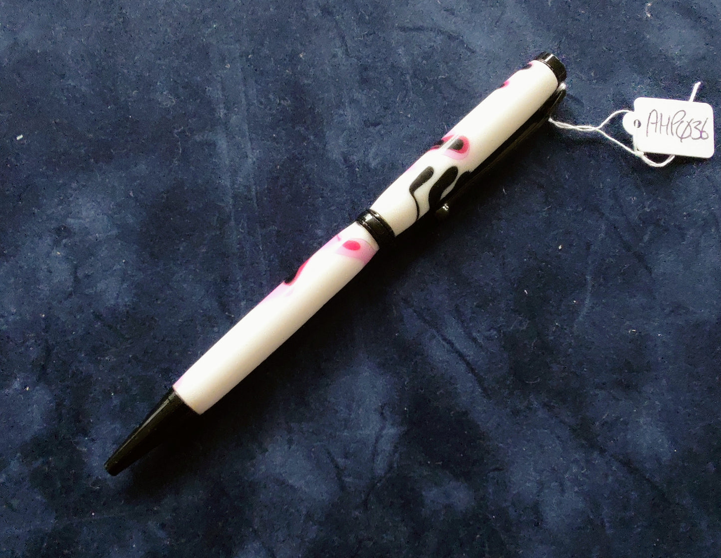 Andy Harris- White, Black and Pink Luxury Pen