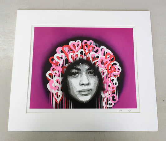 909Art- Soul Sista- Limited Edition Print, Mounted