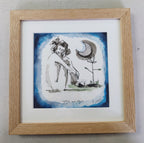Pauline Wood- Moon and Me, Framed Painting - Primrose Gallery and Framing 