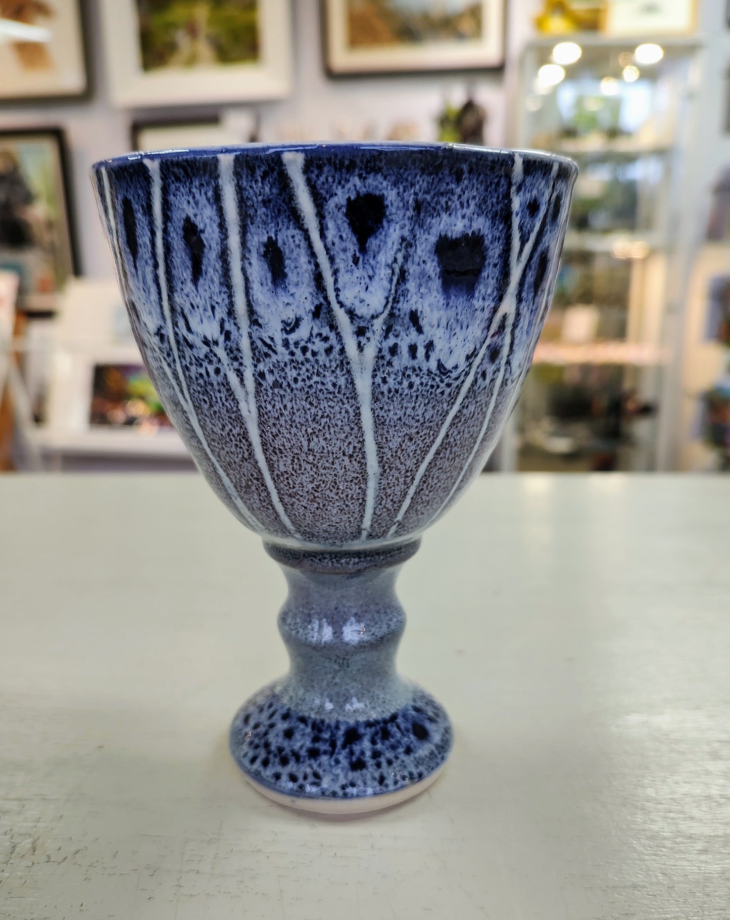 Rob Bibby- Goblet. Ceramic Hand Made Goblet #A