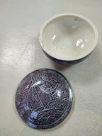 Rob Bibby- Bowl, Ceramic Hand Made Lidded Bowl, Sailing - Primrose Gallery and Framing 