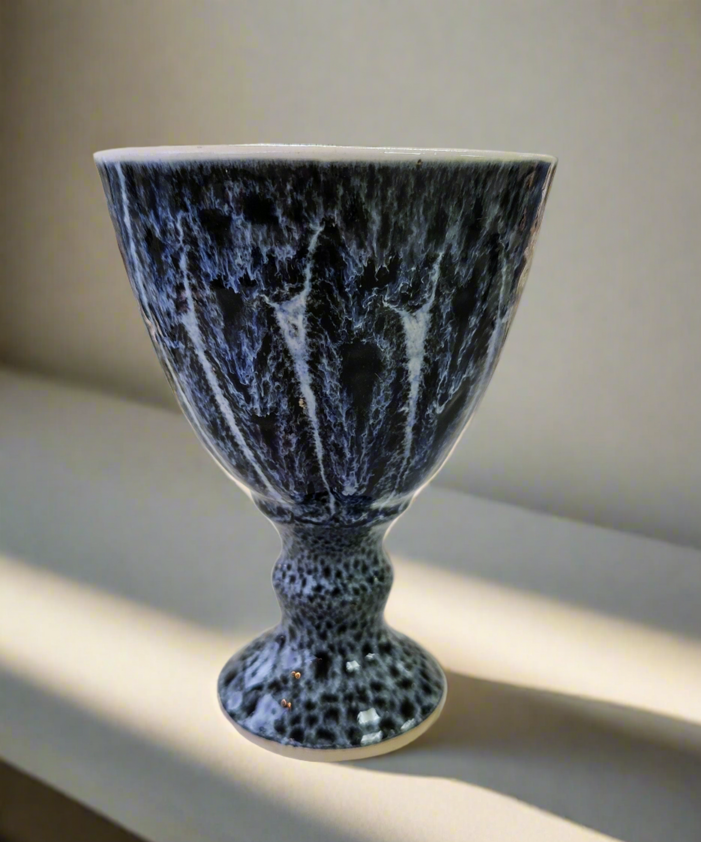 Rob Bibby- Goblet. Ceramic Hand Made Goblet #E