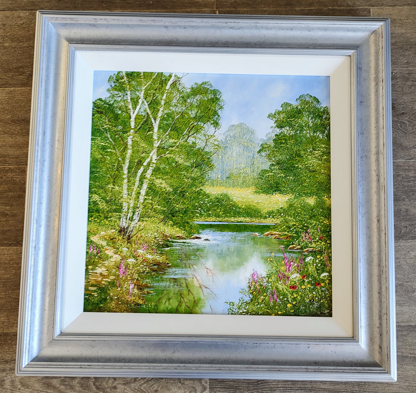 Terry Evans- My Haven, Original Framed Oil on Board