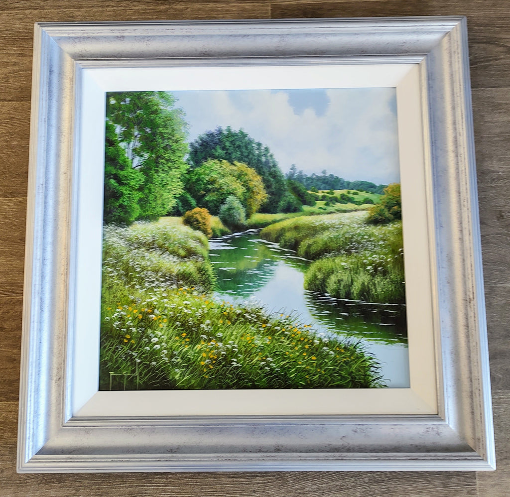 Terry Grundy - Summer Walk, Original Framed Oil on Board - Primrose Gallery and Framing 