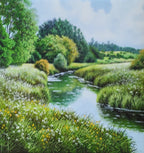 Terry Grundy - Summer Walk, Original Framed Oil on Board - Primrose Gallery and Framing 