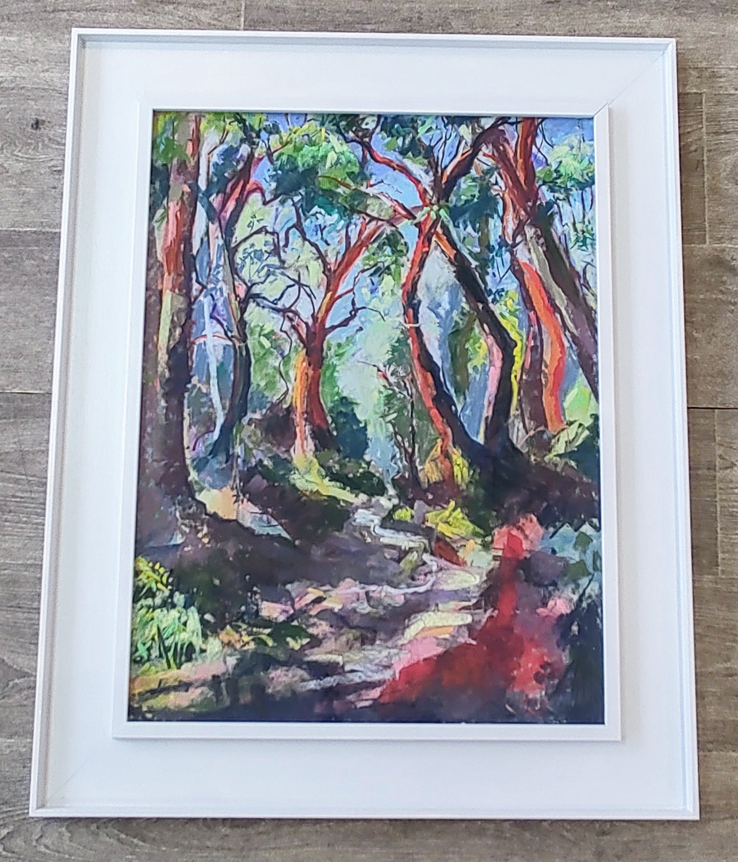 Shani Wray-Jenkins - Walk on the Wildside, Original Framed Pastel on Board