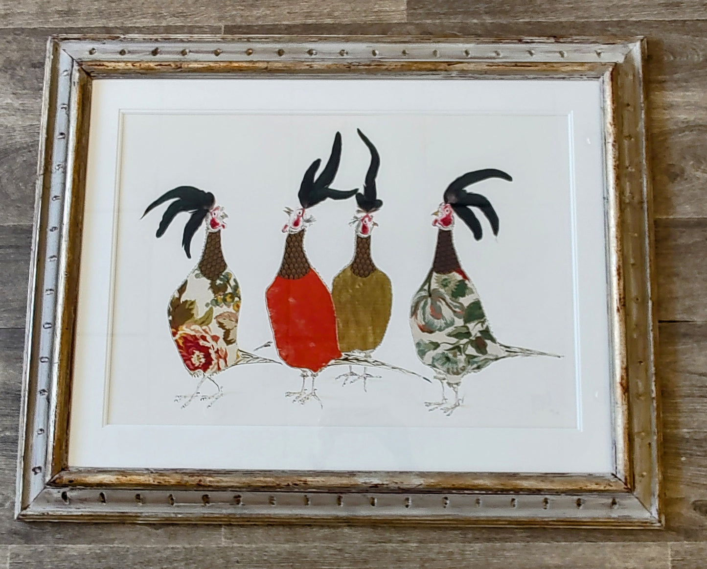 Anna Wright- Holding Court, Framed Mounted Limited Edition