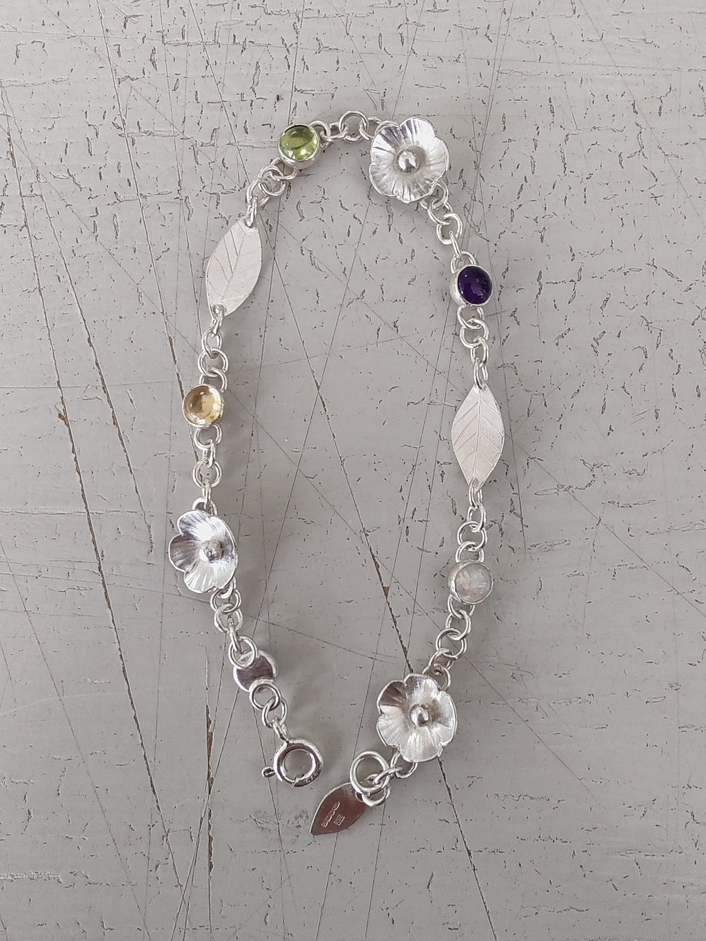 Zoe Ruth- Silver In the Garden Bracelet, 18cms - Primrose Gallery and Framing 