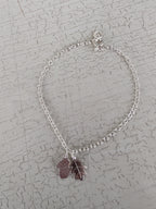 Zoe Ruth- Silver Acorn and Leaf Bracelet 19cms - Primrose Gallery and Framing 