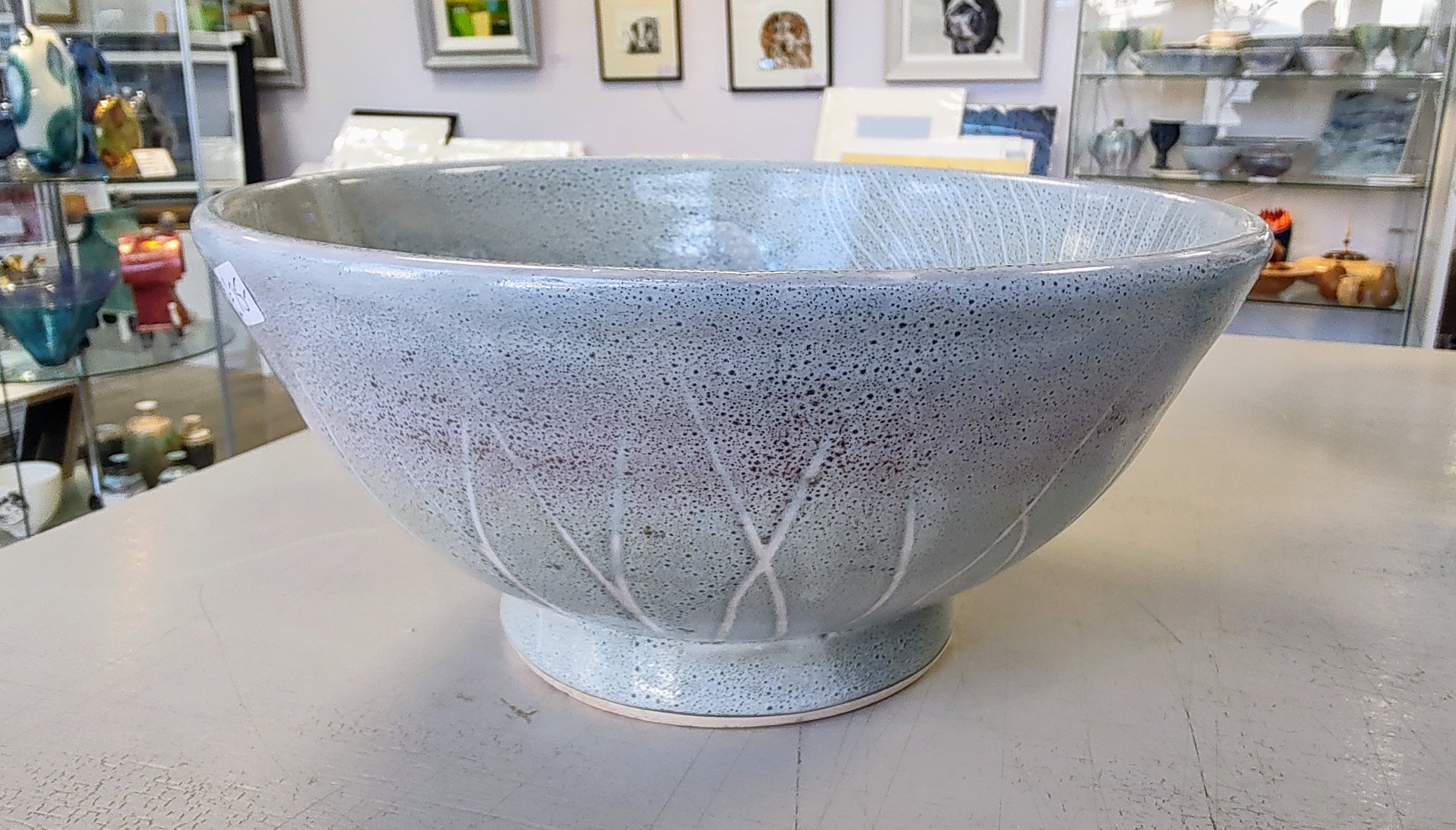 Rob Bibby- Serving Bowl, Ceramic Hand Made Bowl - Primrose Gallery and Framing 