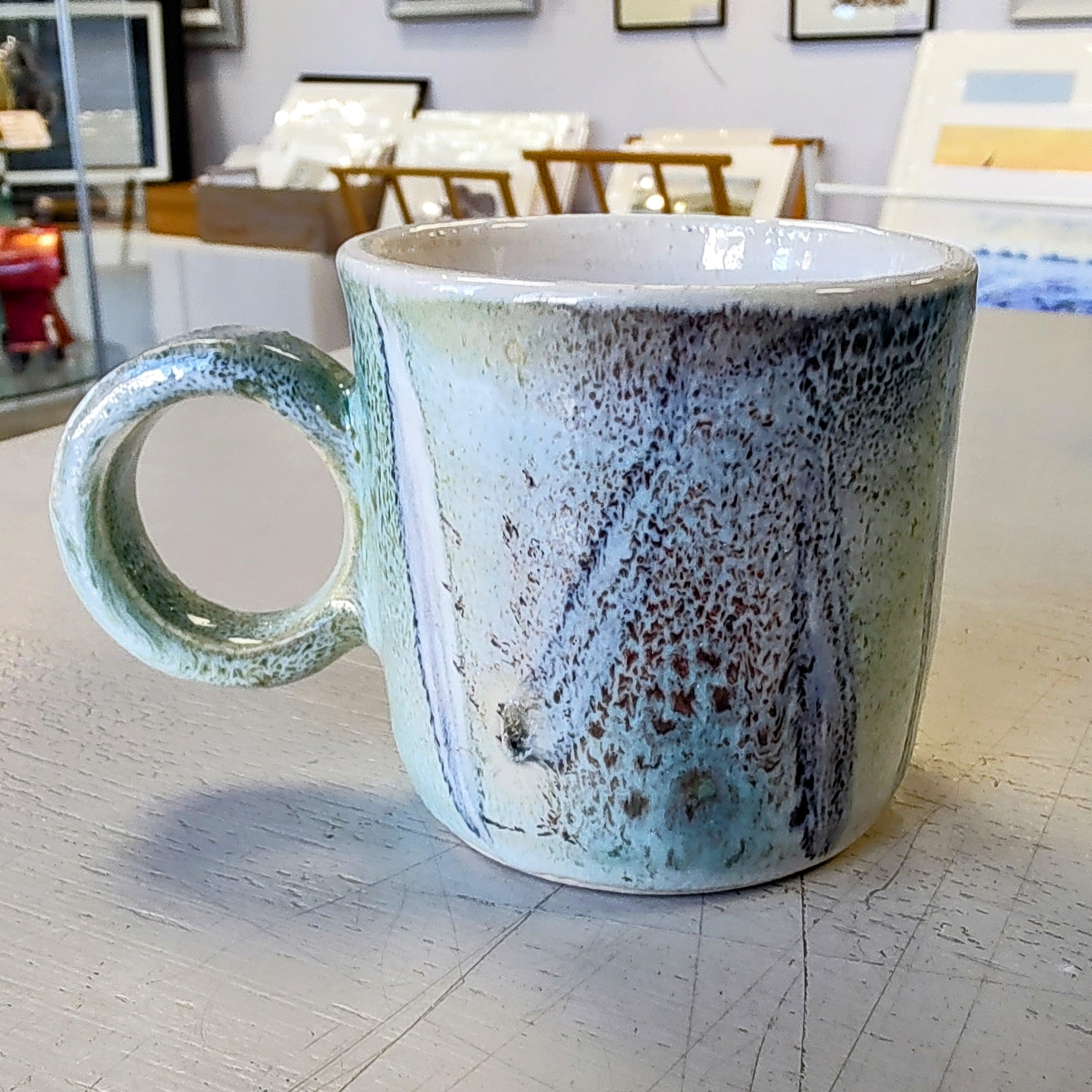 Rob Bibby - Espresso Coffe Cup, Hand Made Ceramic - Primrose Gallery and Framing 