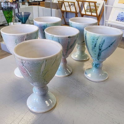 Rob Bibby- Goblet. Ceramic Hand Made Goblet - Primrose Gallery and Framing 