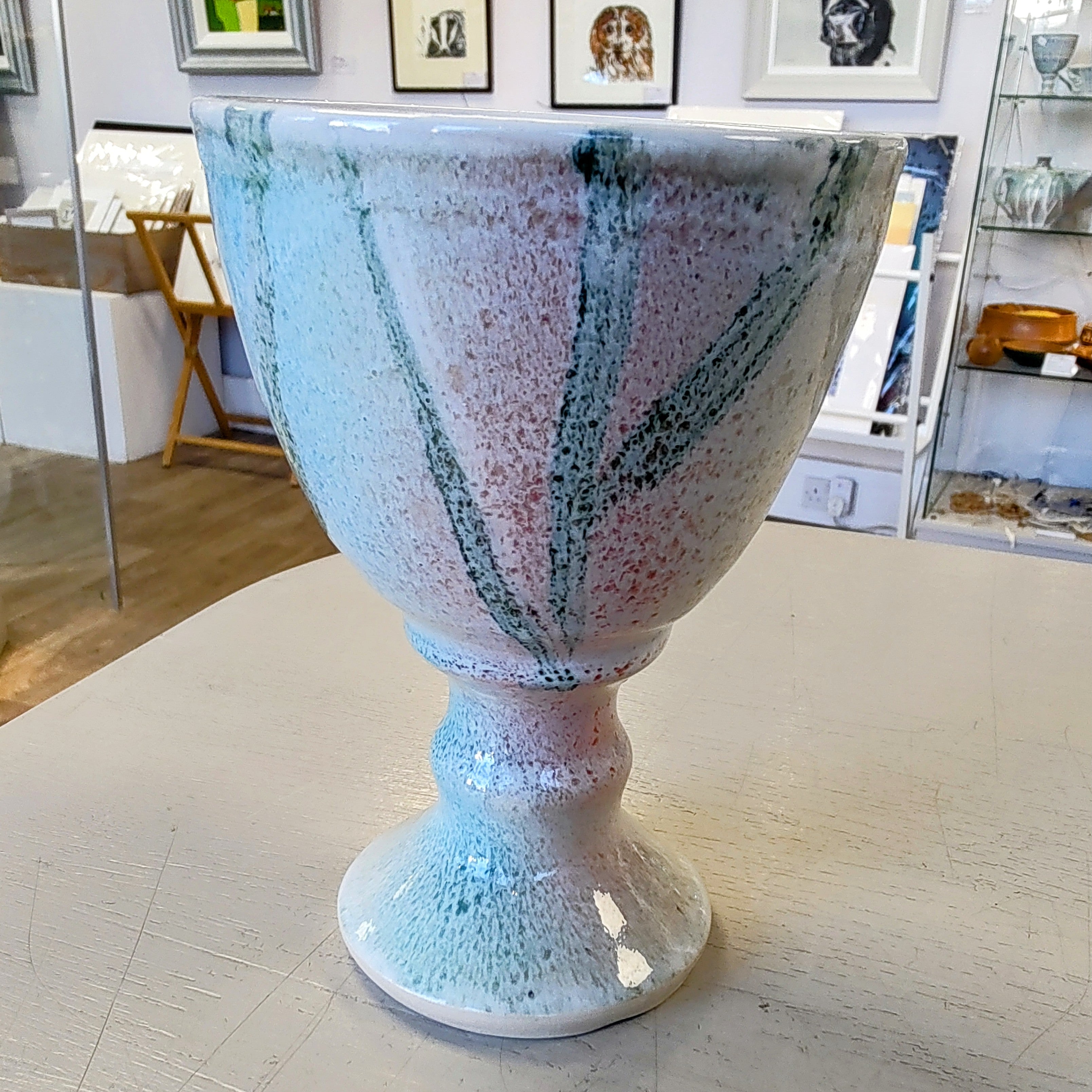 Rob Bibby- Goblet. Ceramic Hand Made Goblet - Primrose Gallery and Framing 