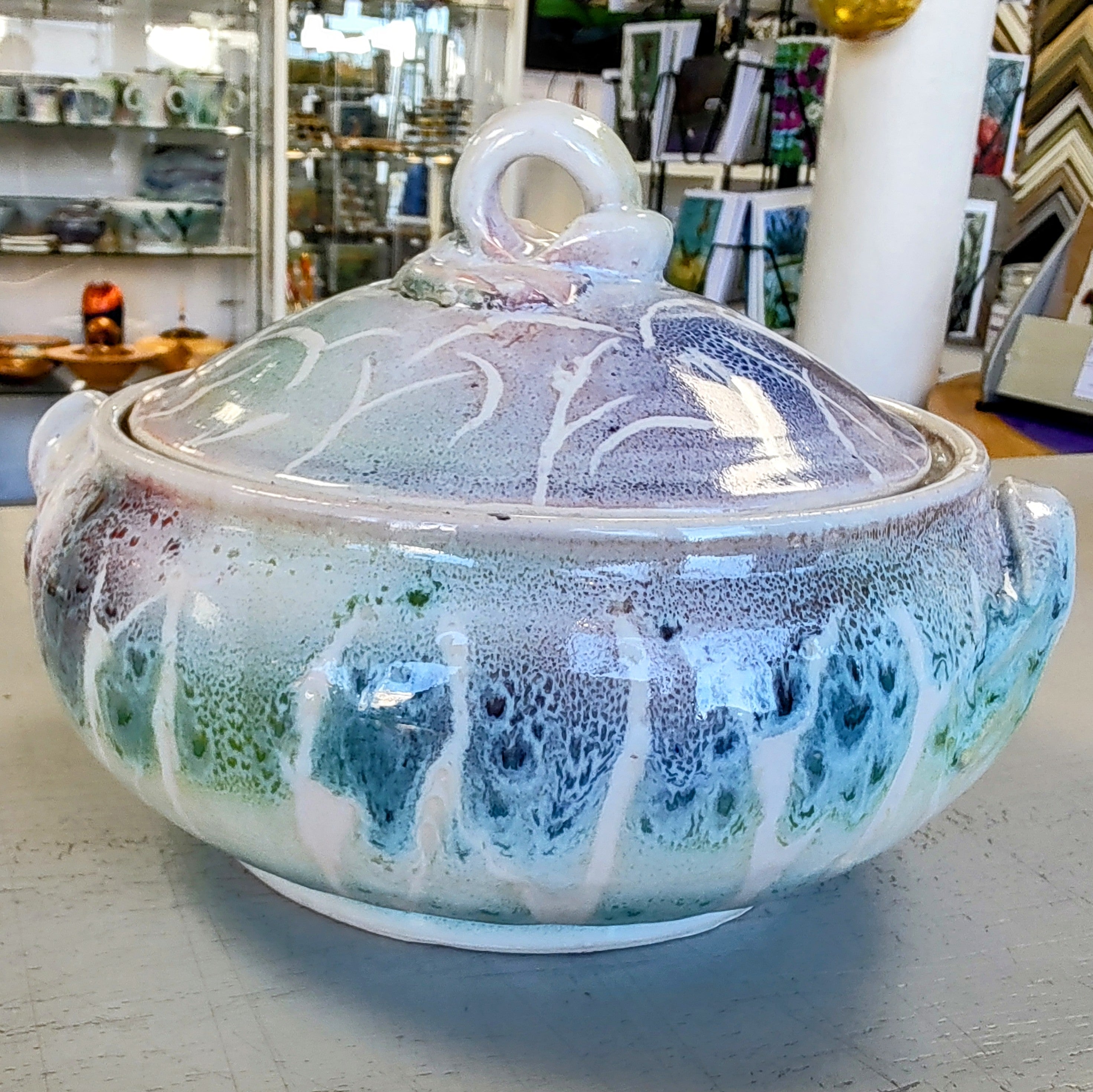 Rob Bibby - Lidded Casserole, Hand Made Ceramic - Primrose Gallery and Framing 