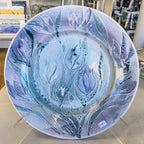 Rob Bibby - Large Crocus Plate, Hand Made Ceramic - Primrose Gallery and Framing 